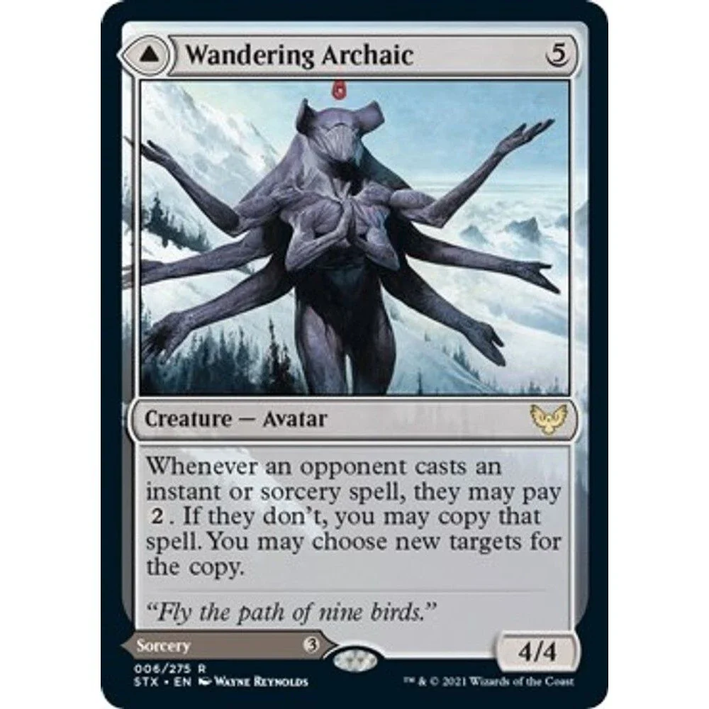 Wandering Archaic | STX | 6 | NM/Rare | 034-MTG-R